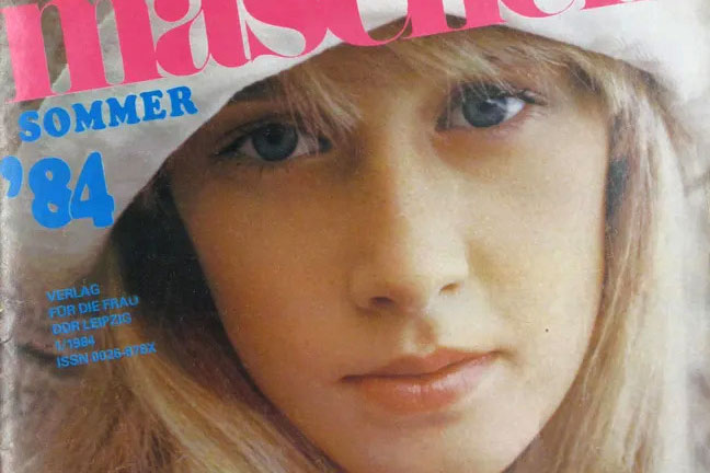 Zeitschrift "modische maschen", Verlag für die Frau, Sommer 1984: Titelbild: Kirsten Schlegel (Ausschnitt, Foto: Günter Rössler, Bildrechte: Günter Rössler, Kirsten Schlegel)