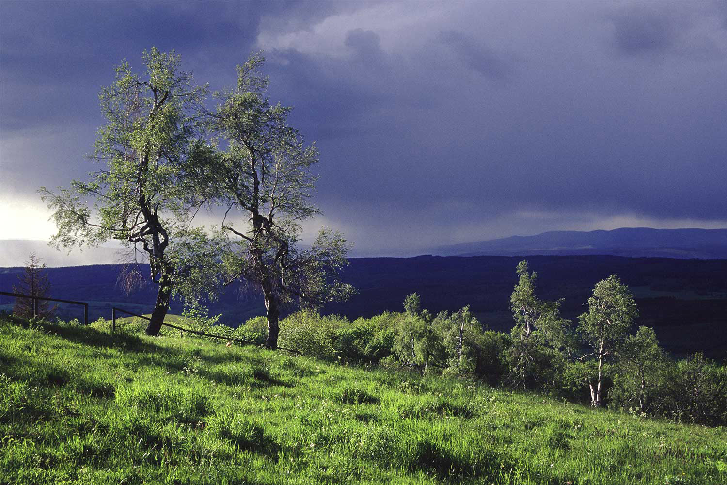 Unwetter am Dolmar (Foto: Andreas Kuhrt)