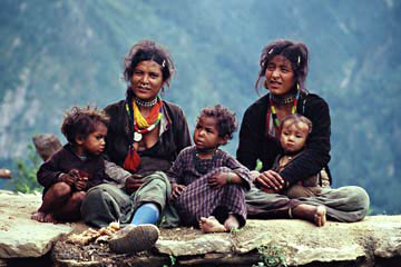 2005-tibetfamilie-ik Tibetische Familie (Foto: Ines Koch)