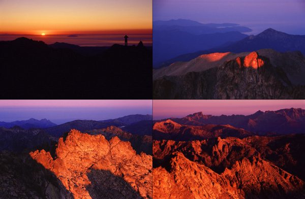 Serie: Sonnenaufgang am Monte Rotondo . Korsika (Fotos: Manuela Hahnebach)