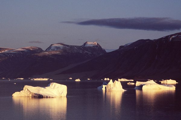 Eisberge vor Nuussuaq . Grönland (Foto: Manuela Hahnebach)