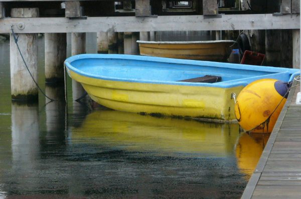 Gelbes Boot (Foto: Carolin Fritz)