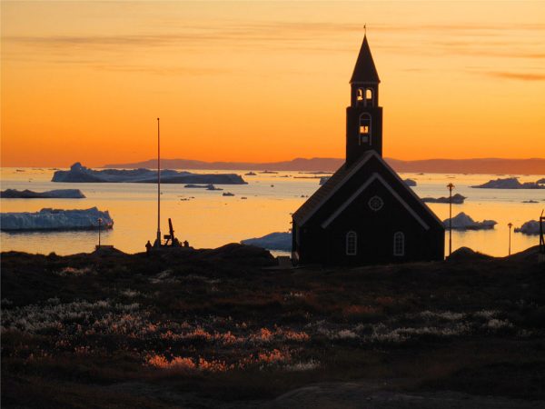Kirche am Eismeer . Grönland (Foto: Manuela Hahnebach)