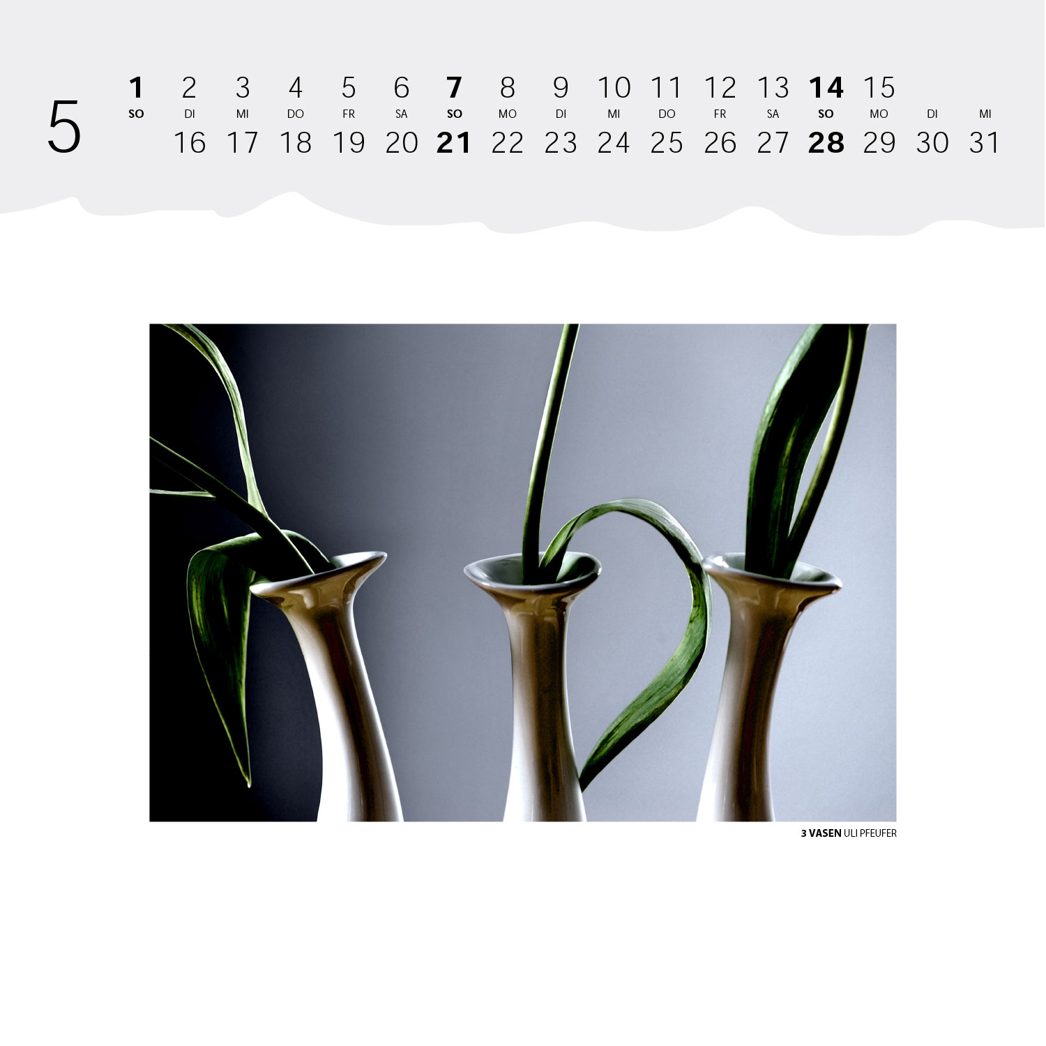 Fotoclub Kontrast Kalender 2011: 3 Vasen (Foto: Uli Pfeufer)