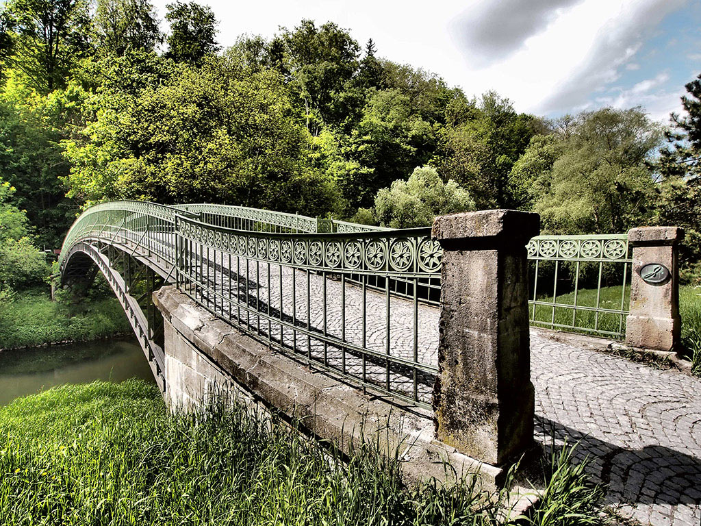 2012-06-04_werrabruecke_mh_12 Werrabrücke im Meininger Park (Foto: Manuela Hahnebach)