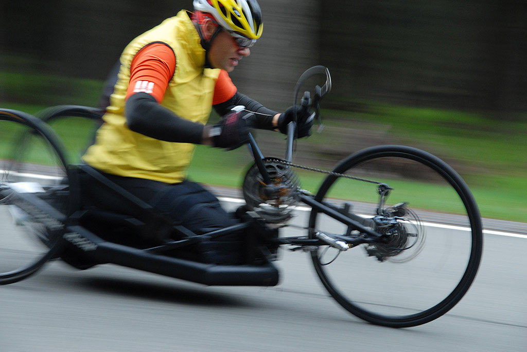 2012-06-23_handbiker_frank_kuehn_mh_23_1 Rennsteiglauf: Handbiker Frank Kühn (Foto: Manuela Hahnebach)