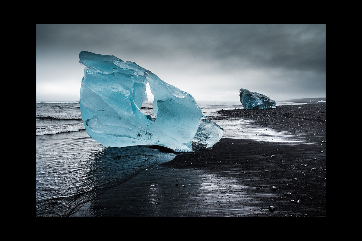 Eis am Strand (Foto: Manuela Hahnebach)