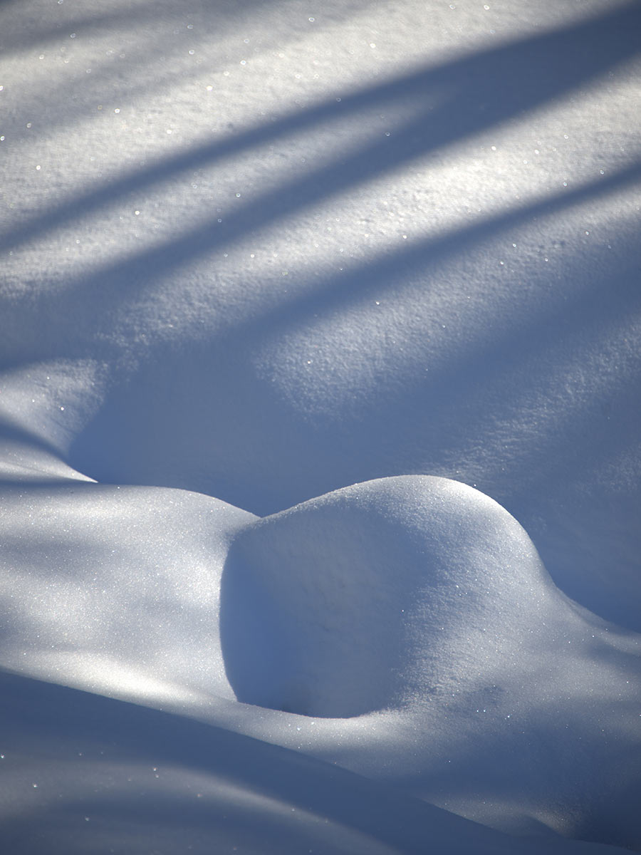 Schneeschatten (Foto: Karl-Heinz Richter)