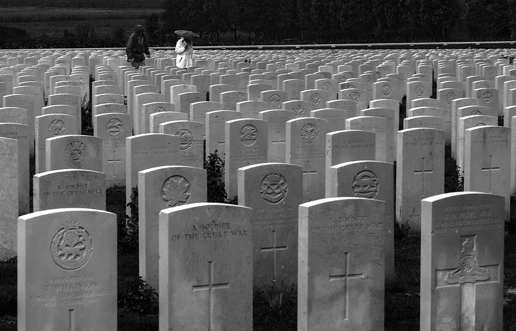 Friedhof in Flandern (Foto: Manuela Hahnebach)