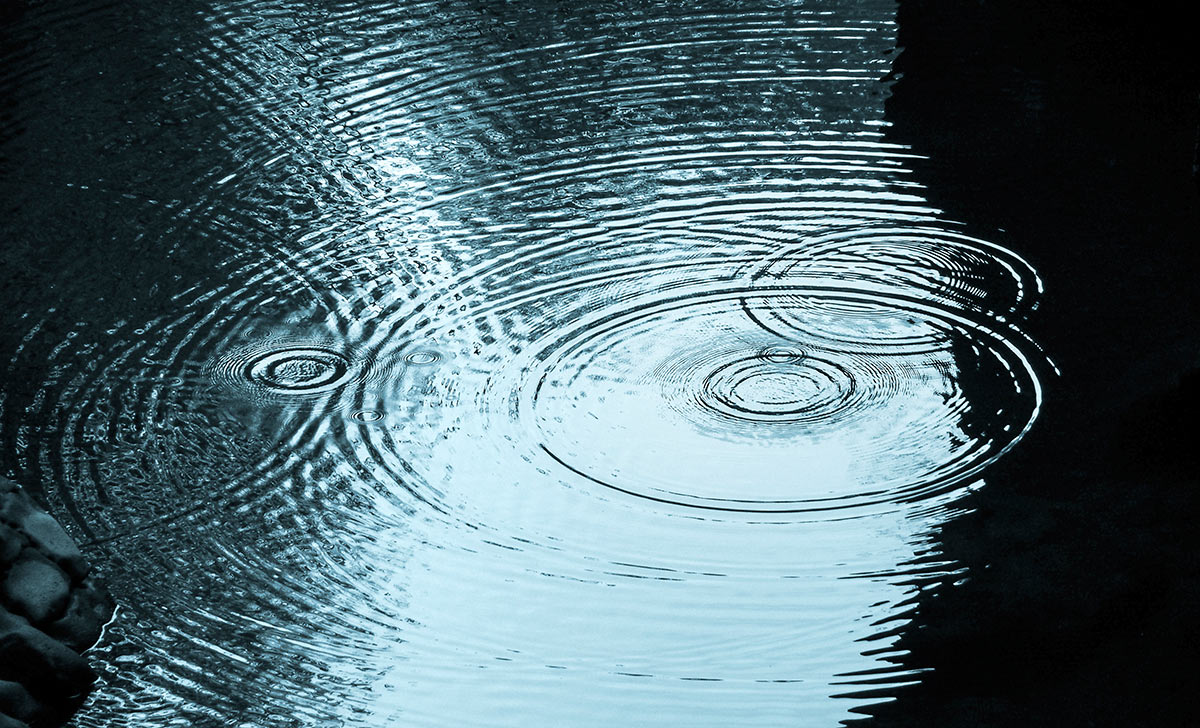 Wasserkreise (Foto: Manuela Hahnebach)