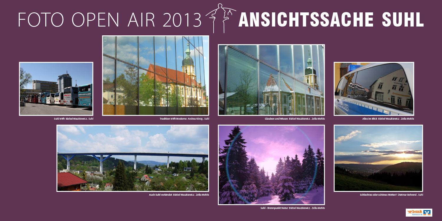 2013-ansichtssache-suhl-04 Ausstellung "Ansichtssache Suhl": Bärbel Waszkiewicz, Andrea König, Dietmar Behrend . Foto Openair Suhl 2013