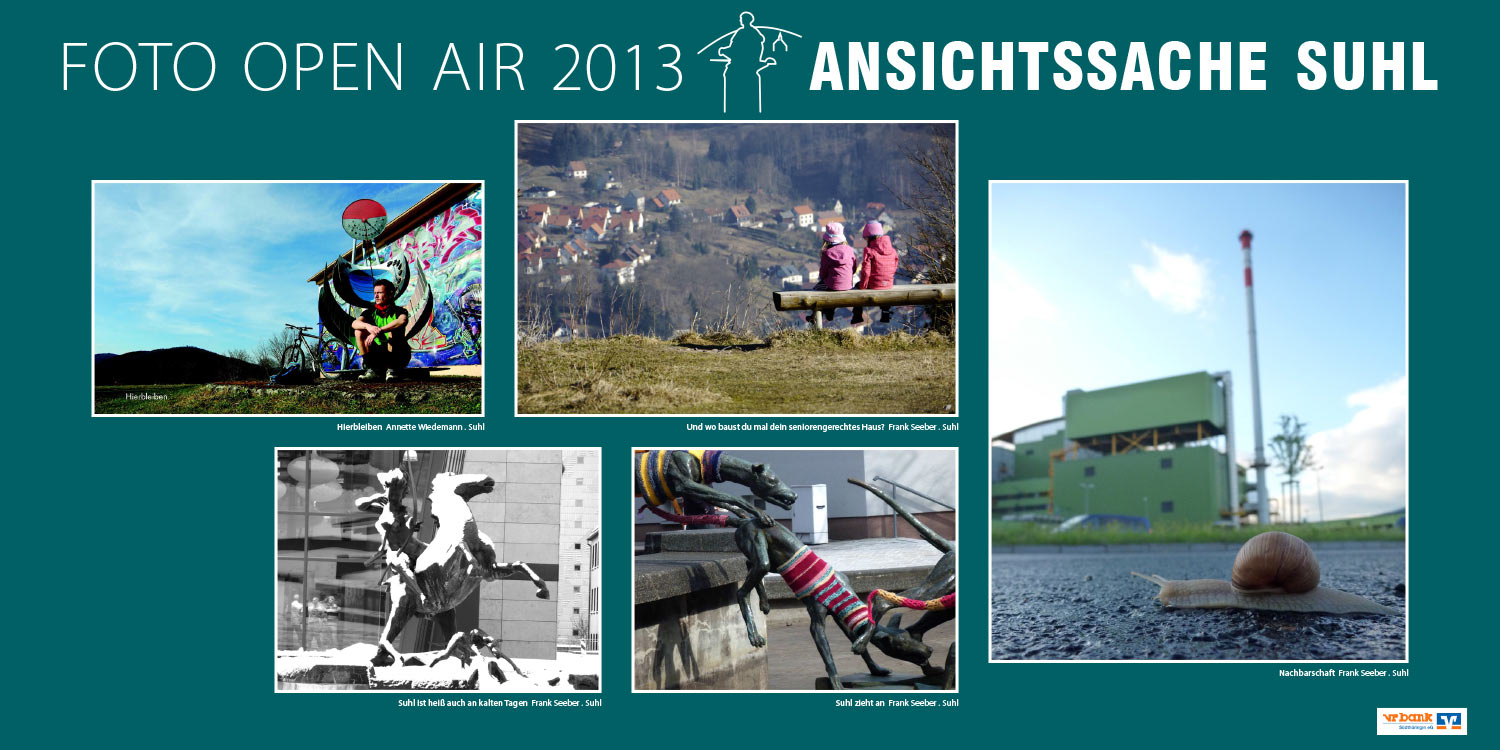 2013-ansichtssache-suhl-06 Ausstellung "Ansichtssache Suhl": Annette Wiedemann, Frank Seeber . Foto Openair Suhl 2013