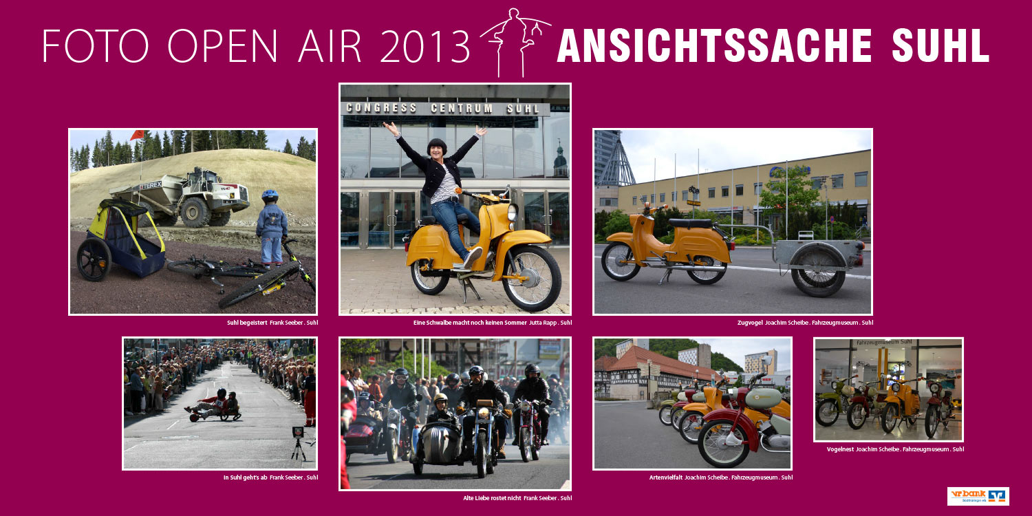 2013-ansichtssache-suhl-07 Ausstellung "Ansichtssache Suhl": Frank Seeber, Jutta Rapp, Joachim Scheibe . Foto Openair Suhl 2013