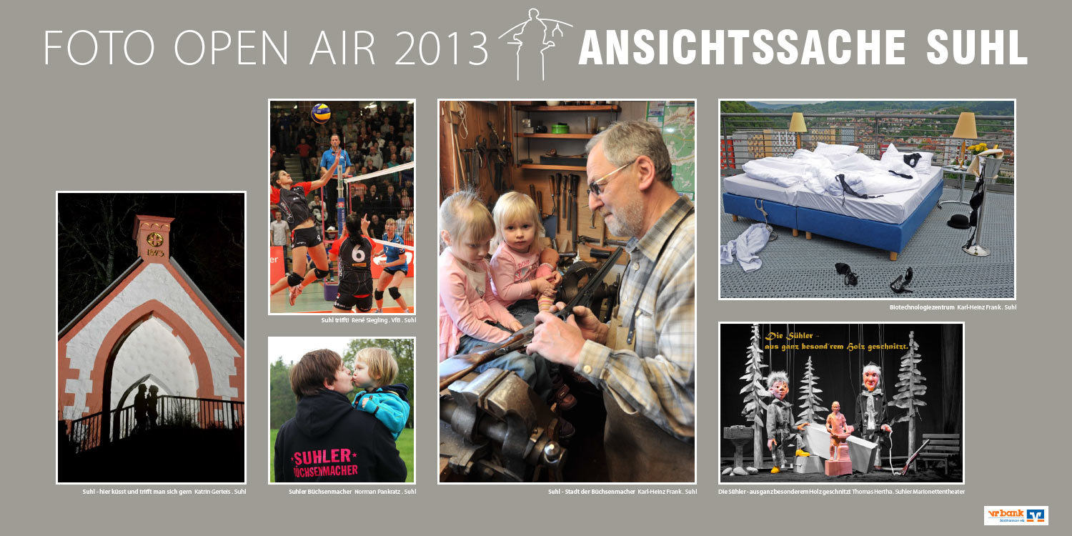 2013-ansichtssache-suhl-10 Ausstellung "Ansichtssache Suhl": Katrin Gerteis, René Siegling, Norman Pankratz, Karl-Heinz Frank, Thomas Hertha . Foto Openair Suhl 2013