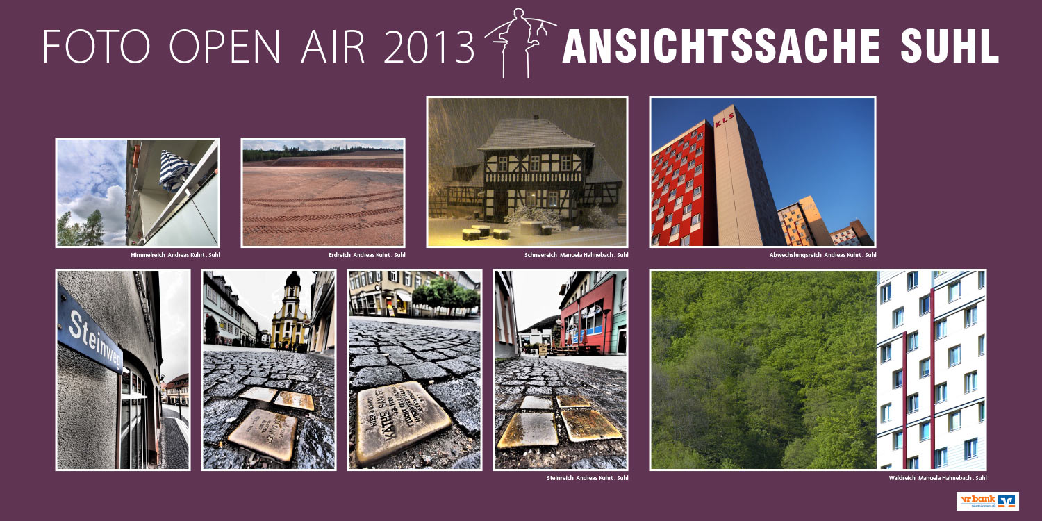 2013-ansichtssache-suhl-15 Ausstellung "Ansichtssache Suhl": Andreas Kuhrt, Manuela Hahnebach . Foto Openair Suhl 2013