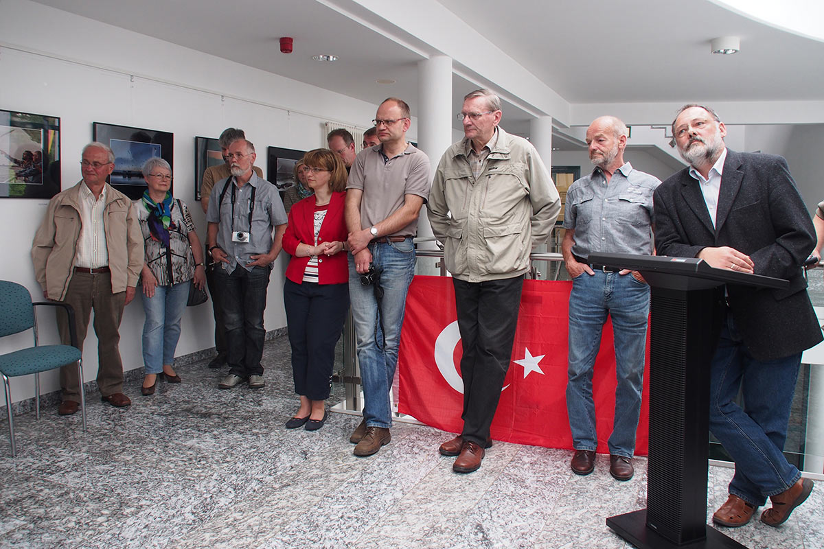 Fotoclub: Absprache Trauerfeier für Günter Giese