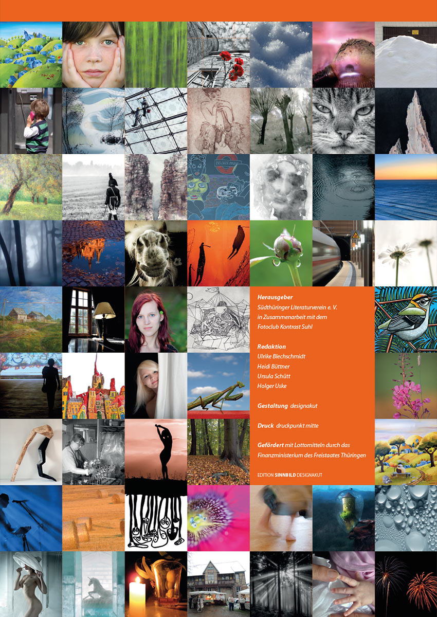 Rückseite . Literaturkalender Thüringer Ansichten 2015