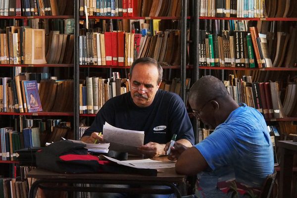 Lesen & arbeiten (Foto: Ines Koch)