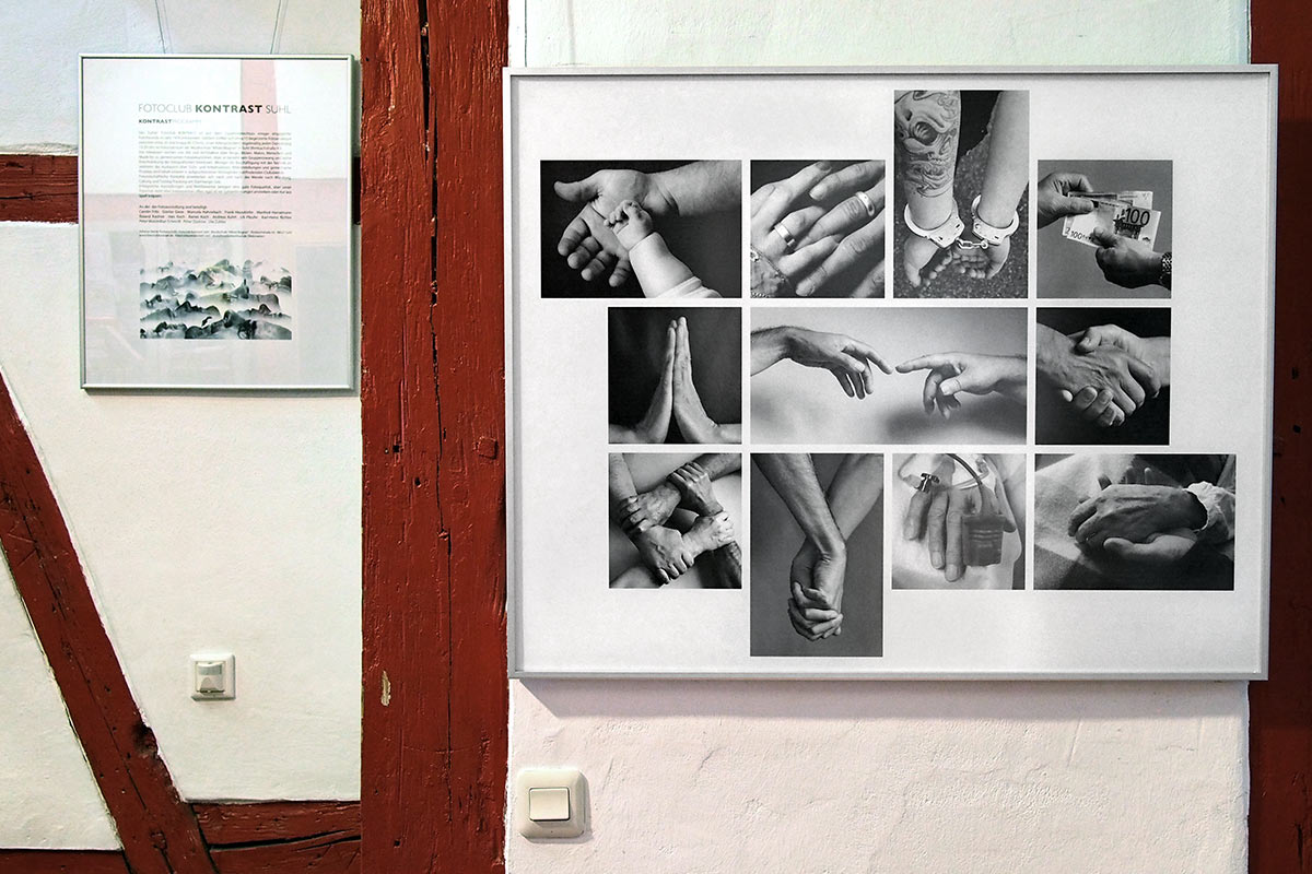 Fotoausstellung Kontrast . Galerie im Bürgerhaus Zella-Mehlis . 2014 (Foto: Manuela Hahnebach)