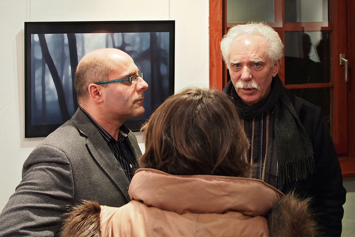 Eröffnung der Fotoausstellung Kontrast . Galerie im Bürgerhaus Zella-Mehlis . 2014 (Foto: Manuela Hahnebach)