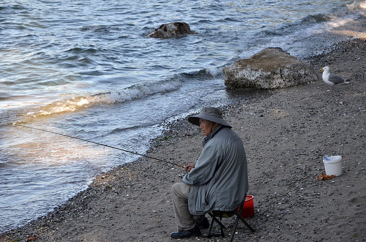 Der Angler (Foto: Günter Giese)