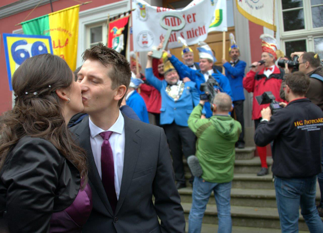 Hochzeit am 11.11. (Foto: Karl-Heinz Richter)