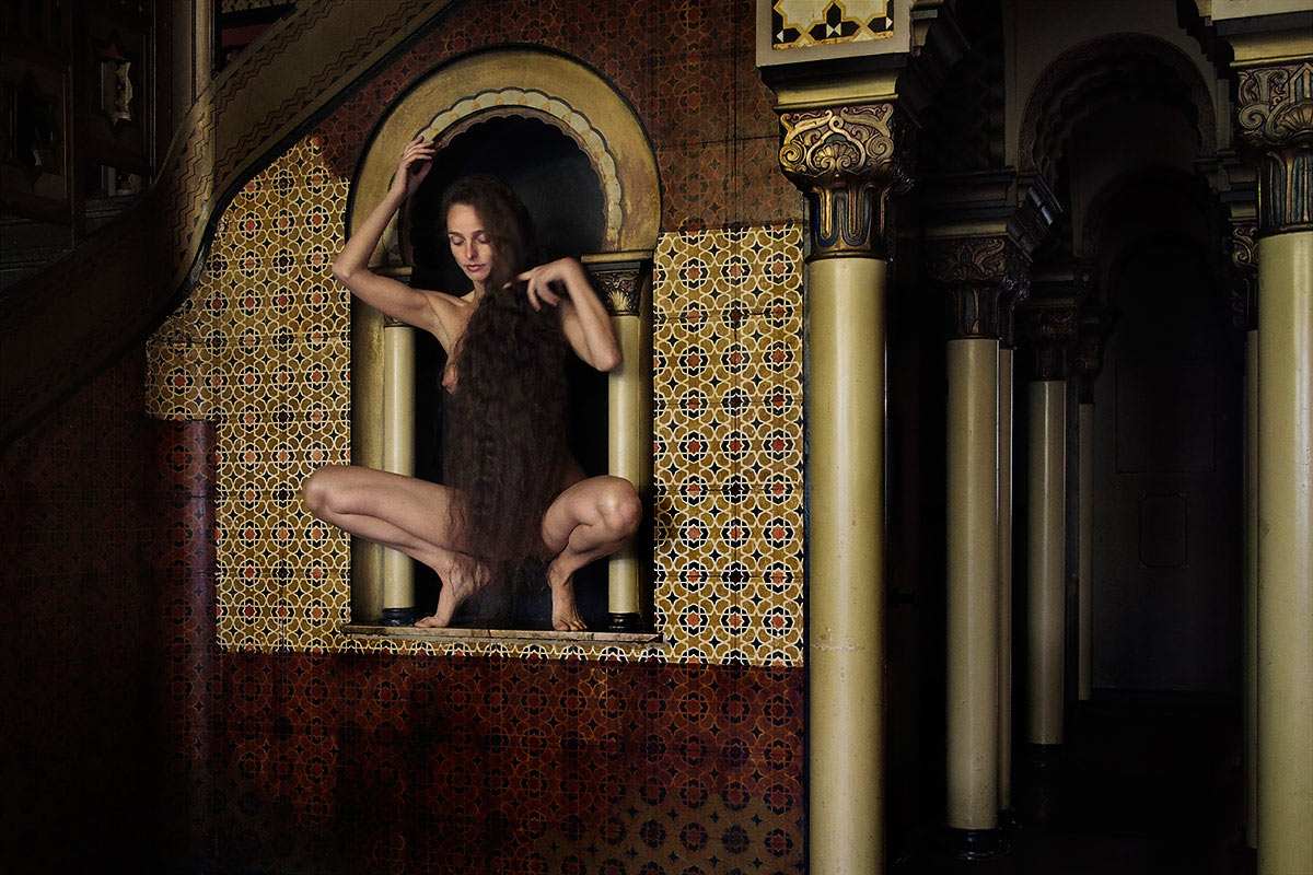 Nadine zugedeckt (Foto: Manuela Hahnebach)