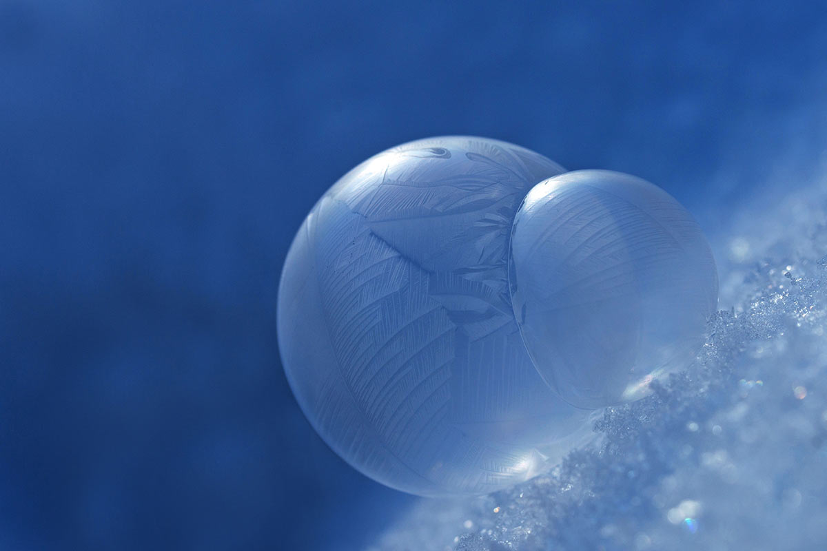 Eisblase (Foto: Sylvi Raakow)