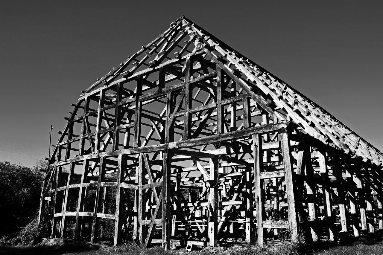 Holzgerüst (Foto: Roland Kastner)