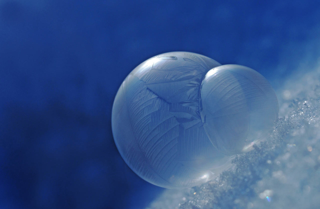 Eisblase (Foto: Sylvi Raakow)