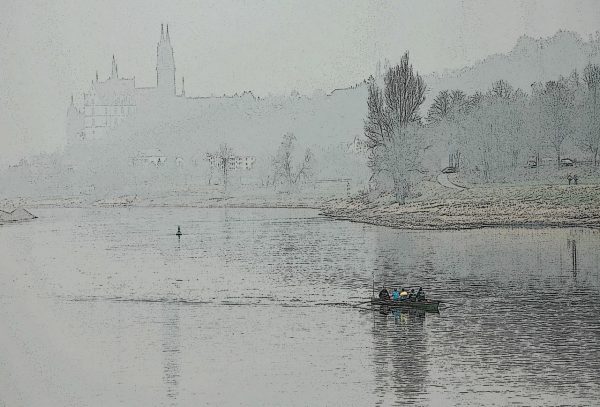Elbe bei Meissen (Foto: Karl-Heinz Richter)