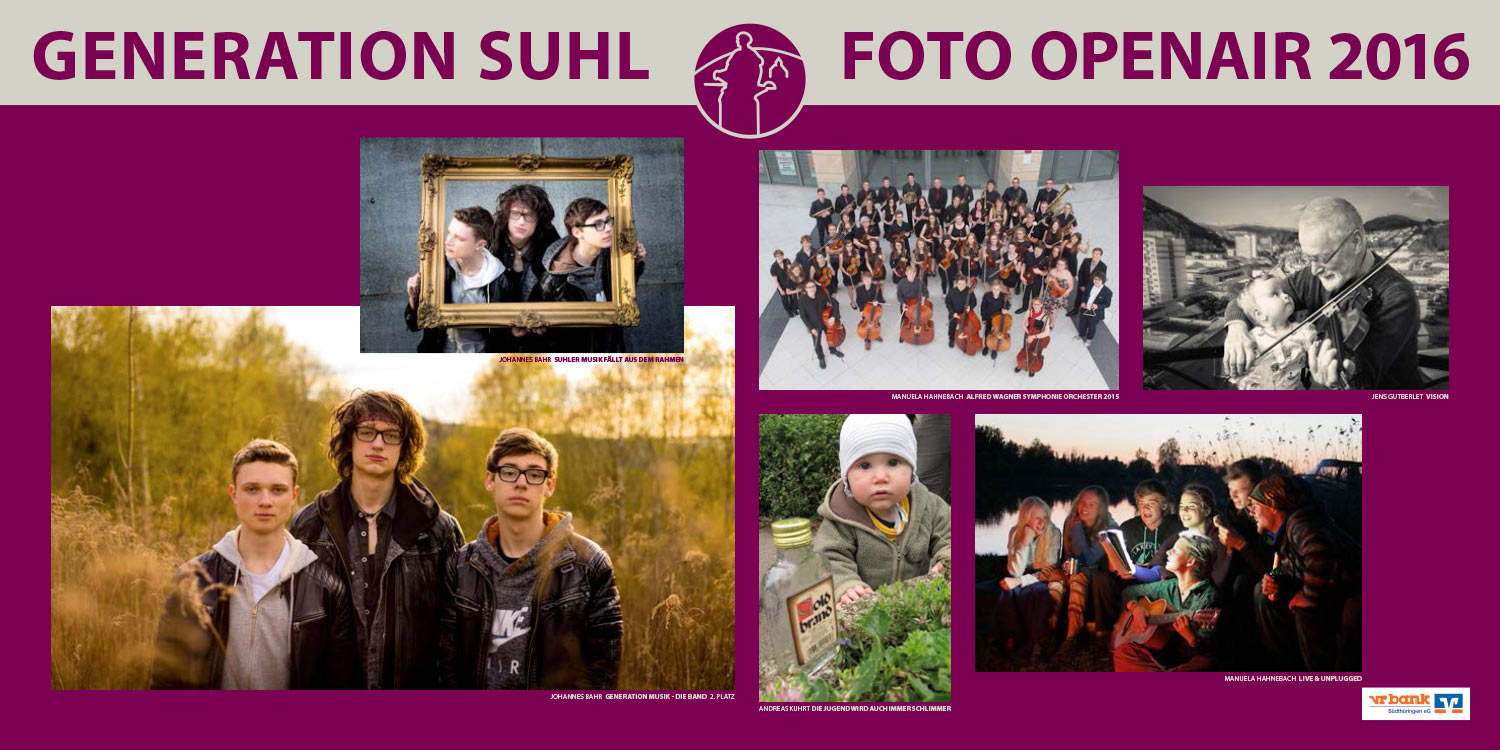 2016-generation-suhl-ausstellung-02 Ausstellung "Generation Suhl": Johannes Bahr, Manuela Hahnebach, Jens Gutberlet, Andreas Kuhrt . Foto Openair Suhl 2016