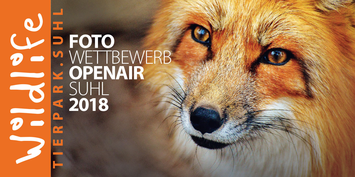 Foto Wettbewerb Open Air Suhl 2018 "Wildlife - Tierpark Suhl" (Flyer)