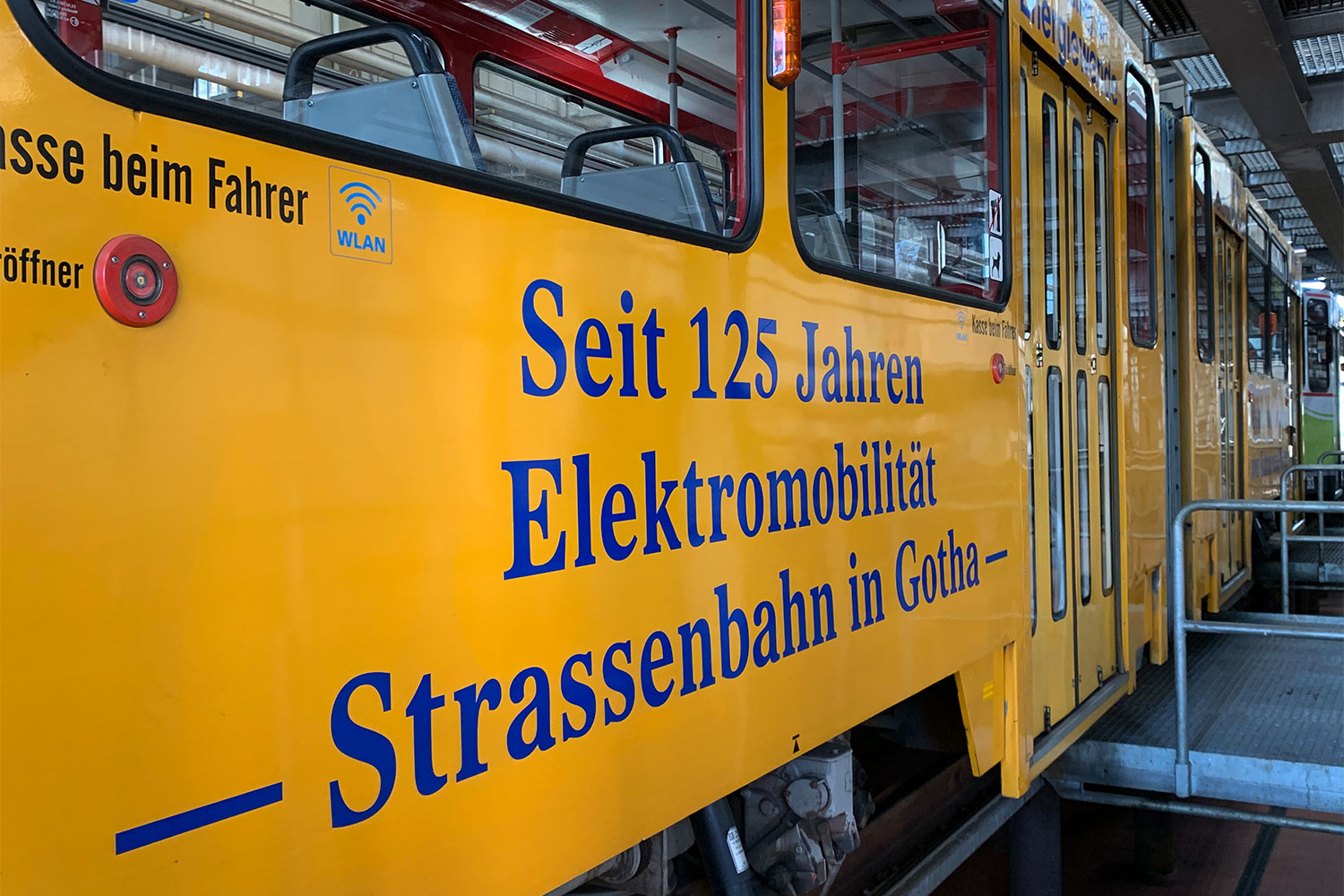 2019-strassenbahndepot-gotha-IMG_9659mh Im Straßenbahndepot der Thüringer Waldbahn Gotha (Foto: Manuela Hahnebach)