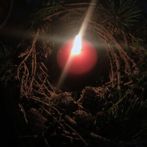 Weihnachts-Neujahrs-Fotokarte