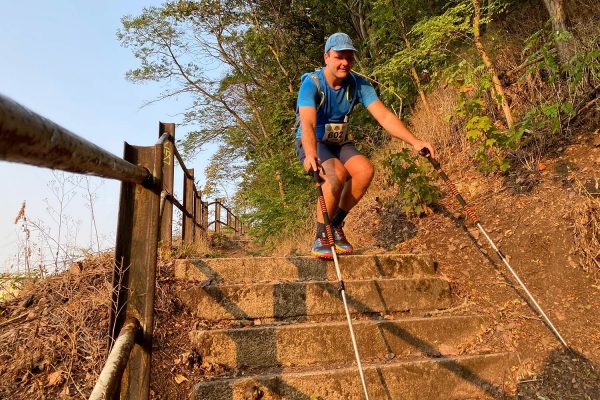 Am Dombergstieg . Südthüringentrail 2020 (Foto: Manuela Hahnebach)