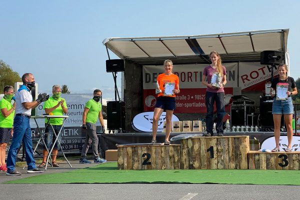 Siegerehrung . Südthüringentrail 2020 (Foto: Manuela Hahnebach)