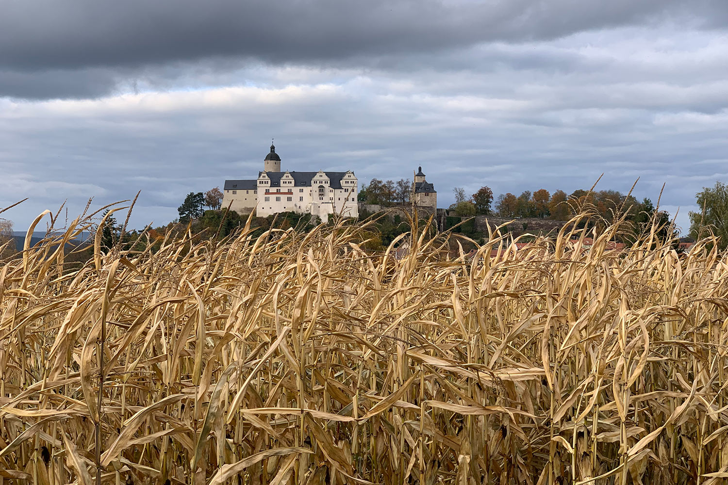 Fototag der GfF Thüringen: Burg Ranis . 23.10.2021 (Foto: Andreas Kuhrt)
