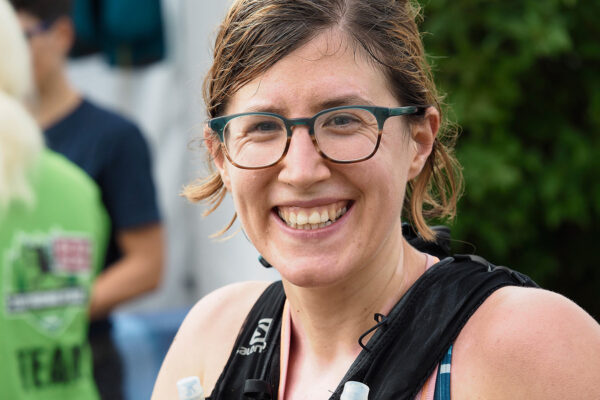 Südthüringentrail 2021: im Ziel: Lara Rheinemann (Foto: Andreas Kuhrt)