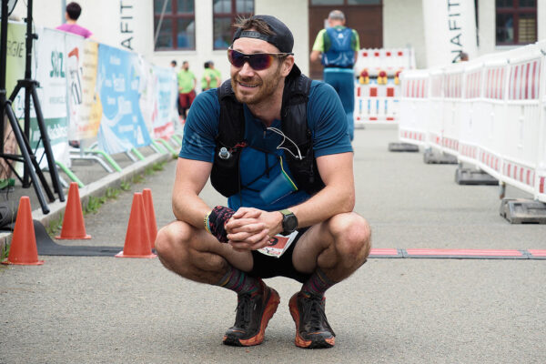 Südthüringentrail 2021: im Ziel: Peter Schumann (Foto: Andreas Kuhrt)