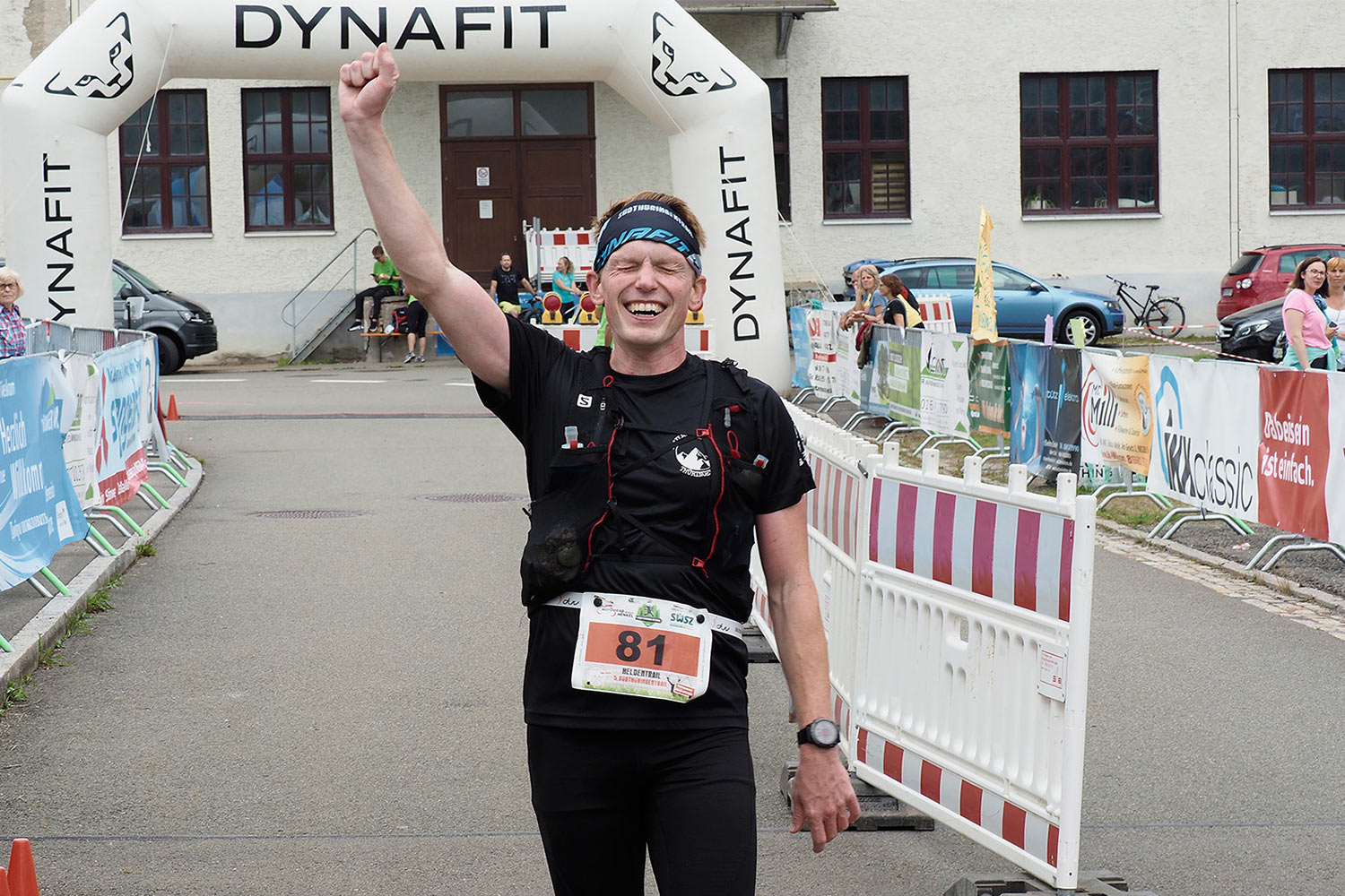 Südthüringentrail 2021: im Ziel: Swen Thorhauer (Foto: Andreas Kuhrt)