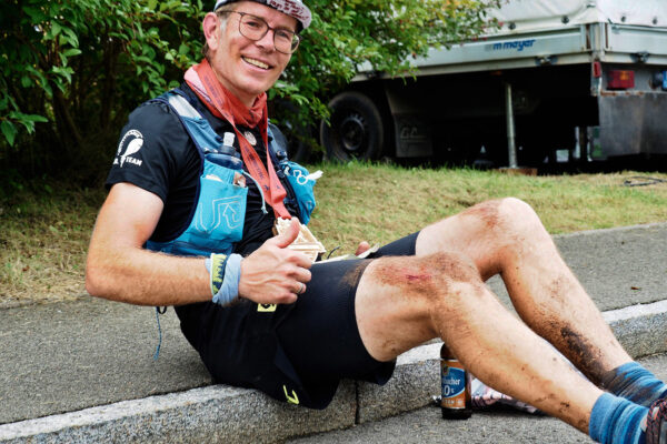 Südthüringentrail 2021: im Ziel: Jan Bieberbach (Foto: Andreas Kuhrt)