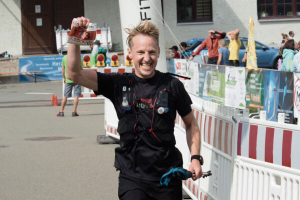 Südthüringentrail 2021: im Ziel: Tobias Gerber (Foto: Andreas Kuhrt)