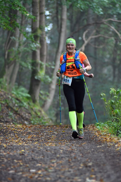 Südthüringentrail 2021: unterwegs: Antonella Krippner (Foto: Günter Giese)