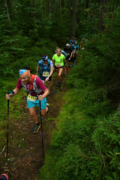 Südthüringentrail 2021: unterwegs: Iris Stuhl, Marina Hanser, Birgit Scheler (Foto: Günter Giese)