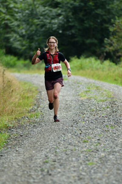 Südthüringentrail 2021: unterwegs: Helén Schrötter (Foto: Günter Giese)