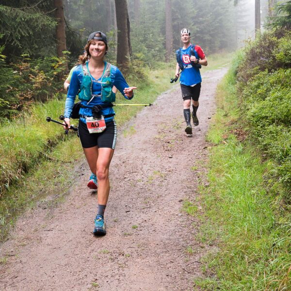 Südthüringentrail 2021: unterwegs: Natalie Hörst, Steffen Burgard (Foto: Uli Pfeufer)