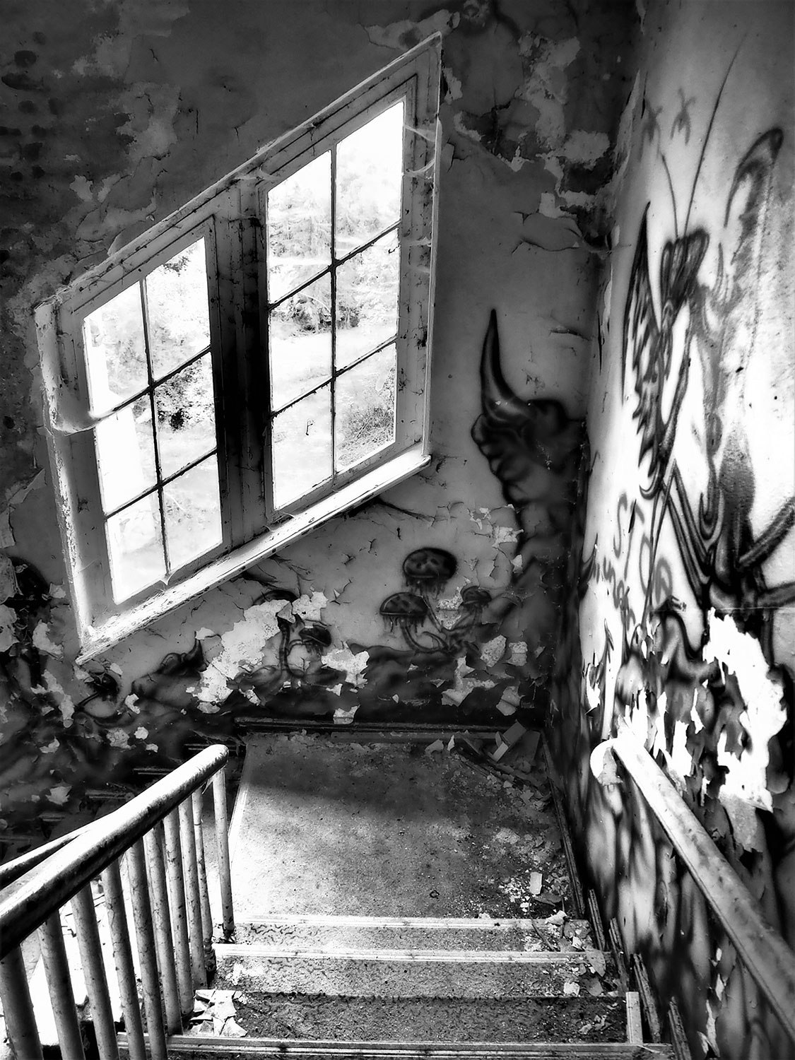 Treppenhaus . Schwarzeck/Bad Blankenburg (Foto: Dietmar Schmidt)