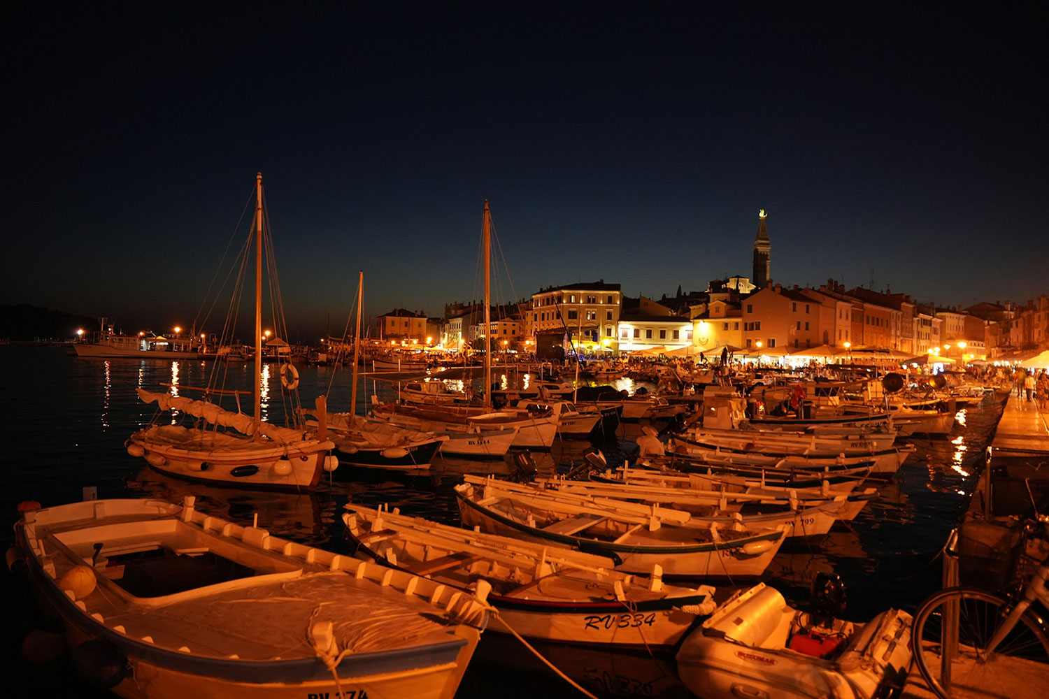 Abend in Rovinj (Foto: Roland Kastner)