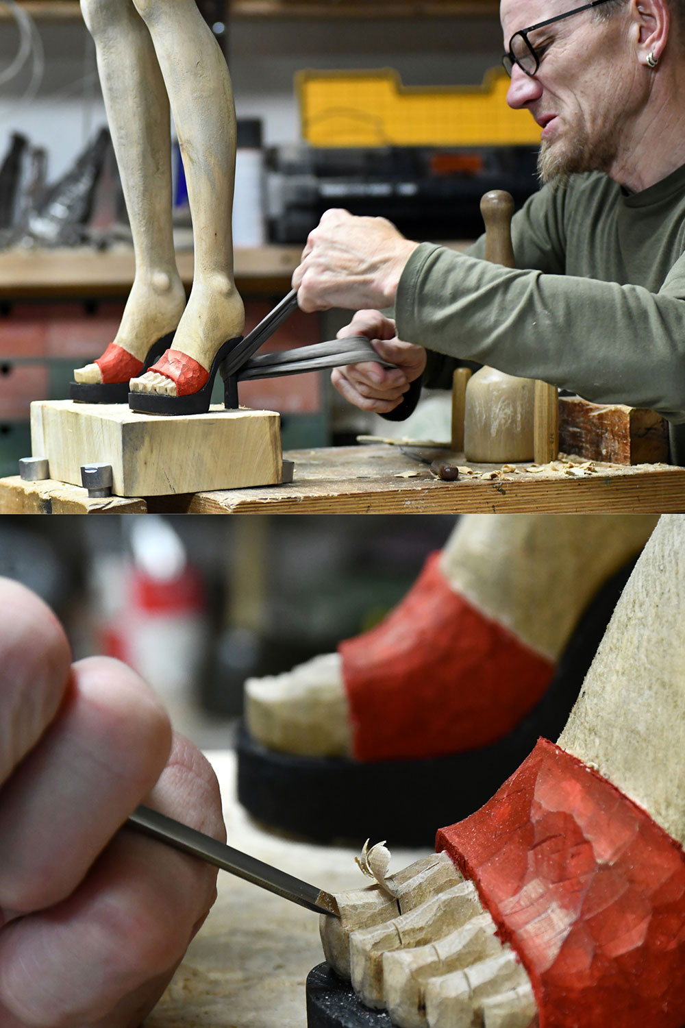 Serie: Holzbildhauer 3 (Foto: Günter Giese)